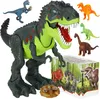 Lernspielzeug Dinosaurier-Set mit Batteriebetrieb Produktbild-Vorschau 1