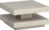 A square coffee table with a marble-like finish, shown from a slightly elevated angle against a white background. Produktbild-Vorschau