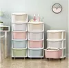 Scaffale in plastica su ruote per bambini armadio con Anteprima dell’immagine prodotto 5