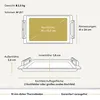 Hoffmann Teppanyakiplatte eckig 41x24 cm Aluguss Antihaft Produktbild-Vorschau 3