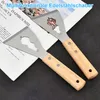 Schaber Werkzeug Set 4er, Edelstahl Spachtel mit Holzgriff, Produktbild-Vorschau 2