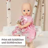 Baby Annabell Kleid Eichhörnchen 43cm - Puppenkleid mit Produktbild-Vorschau 2
