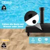 Stojak na parasole COSTWAY z kółkami, stojak na parasole Podgląd zdjęcia produktu 4