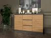 Topeshop 2D3S ANT/ART KPL, Anthrazit, Eiche, 3 Produktbild-Vorschau 10