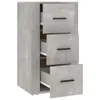 Sideboard Betongrau 40x33x70 cm Holzwerkstoff Produktbild-Vorschau 4