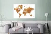 MuchoWow® Poster Weltkarte - Vintage - Gold 120x80 cm - Produktbild-Vorschau 5
