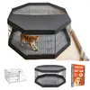 VEVOR Hundespielzaun 61 cm 4 Paneele Übungszaun mit Produktbild-Vorschau 1