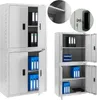 AREBOS Aktenschrank 180x90x40 cm Büroschrank Lagerschrank Produktbild-Vorschau 1