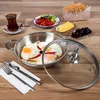 Serenk Topfset 6-teilig – Edelstahl Kochtopf & Pfanne mit Produktbild-Vorschau 5