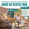 KESSER® Sedia a dondolo per interni ed esterni con Anteprima dell’immagine prodotto 6