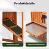 Wiltec casetta per roditori a 2 piani 1470 x 520 x 855 mm, Anteprima dell’immagine prodotto 6
