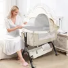 2 in1 Beistellbett Baby,Babybetten Reisebett Babybett Produktbild-Vorschau 2