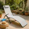 Klappbare Strandliege Liegestuhl Sonnenliege für Strand und Produktbild-Vorschau 2