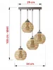 LUXOLAR Pendelleuchte Natural Bambus 4 flammig E27 60 W - Produktbild-Vorschau 4