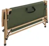 Bambus Campingbank MCW-Q40, Outdoorbank Picknickbank Produktbild-Vorschau 5