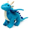 Uni-Toys - Drache blau - 26 cm (Länge) - Plüsch-Fabeltier - Produktbild-Vorschau 1
