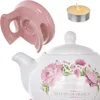 KADAX Teekanne 1L mit Stövchen Set, Kaffeekanne aus Produktbild-Vorschau 8