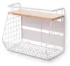 Set da 2 mensole a muro Relaxdays con cestini portafrutta, Anteprima dell’immagine prodotto 7