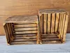 Holzkiste 50x40x30 cm 2er Set geflammt rustikal – große Produktbild-Vorschau 5