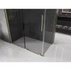 Mexen Velar Duschkabine 140x85, Schiebetür, Graphit, Gold Produktbild-Vorschau 3