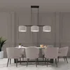 Steinhauer - lampa wisząca - Stang - czarny - len metal - Podgląd zdjęcia produktu 2