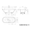 KALDEWEI Badewanne CLASSIC DUO OVAL manhattan Produktbild-Vorschau 3
