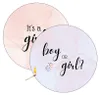 Burnaway Cake Set - Tortenaufleger Gender Reveal ("It´s a Produktbild-Vorschau 1