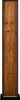 A tall, rectangular floor lamp with a wood-grain finish and a black frame, standing on a black base. Náhľad obrázku produktu