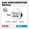 tesa 40630-00000-00 tesa Handtuch-Doppelhaken SMOOZ, Anteprima dell’immagine prodotto 8