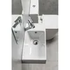 Sapho NUALI Keramik-Waschbecken 50x25cm, Wasserhahn Produktbild-Vorschau 4