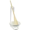 Kochlöffelhalter Edelstahl/Porzellan/Holz 28 cm 3teilig Voir les images du produit 5