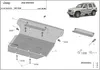 Protezione sottoscocca per il motore del modello Jeep Anteprima dell’immagine prodotto 3