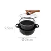 Fritéza Excelent Houseware-Basic, uhlíková oceľ, 21x9 cm, Náhľad obrázku produktu 7