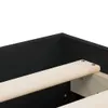 The Living Store Bettgestell mit Schubladen Schwarz 120x190 Produktbild-Vorschau 8