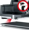 Close-up of a slicer with a safety warning symbol. Anteprima dell’immagine prodotto