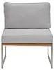 home24 Loungesofa - 2-teilig - Webstoff / Teak Massiv Produktbild-Vorschau 6