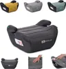 A collage of different colored car booster seats and close-up shots of the product. Podgląd zdjęcia produktu