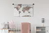 MuchoWow® Wandteppich Wandbehang Weltkarte - Dekoration - Produktbild-Vorschau 2
