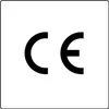 A black CE marking on a white background. Náhľad obrázku produktu