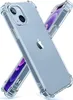 Two clear iPhone cases are shown crossed over each other against a white background. Produktbild-Vorschau