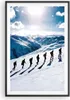 Gerahmtes Poster - Schwarzer Rahmen - Berg Wanderung Gipfel Produktbild-Vorschau 1