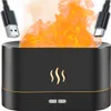 Umidificatore con Effetto Fiamma LED Diffusore Aromi Anteprima dell’immagine prodotto 1