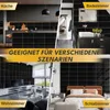 Bettizia 10x Fliesenaufkleber grau Marmor, 60 x 30 cm, Produktbild-Vorschau 4