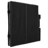 A black carbon filter for a range hood, viewed from a side angle. Produktbild-Vorschau