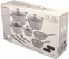 Sada hrncov a panvíc 15 kusov, nepriľnavé Taupe Collection Náhľad obrázku produktu 19