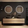 LoXa – Miroir de salle de bain rond Ilona avec LED 60 cm – Voir les images du produit 5