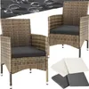 sada 2 ratanových židlí Nantes durable 59 x 57 x 85 cm Náhled obrázku produktu 17