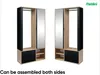 Two identical wardrobe units are shown side-by-side against a white background. Produktbild-Vorschau