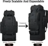 PolkaHome® 100L Camping Rucksack Militär Tactical Molle Produktbild-Vorschau 6
