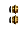 Two brass fittings with black O-rings, presented separately. Anteprima dell’immagine prodotto